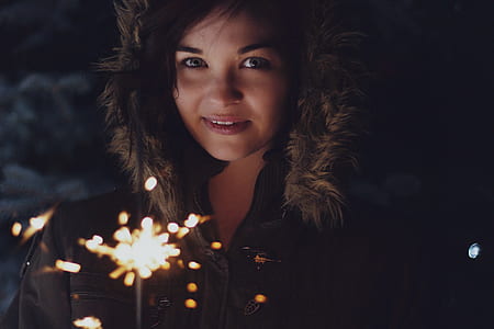 woman using sparklers thumbnail