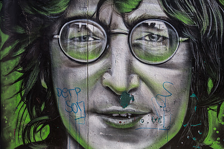 Street art depicting John Lennon from The Beatles thumbnail