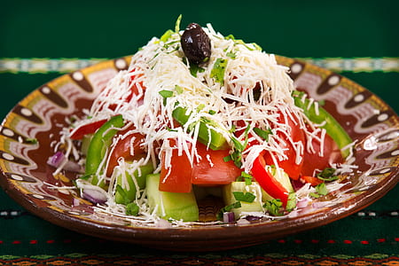 vegetables with cheese and raisin thumbnail