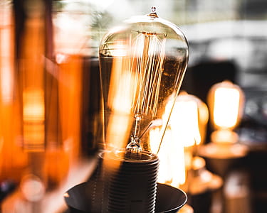 Light Bulb in Macro Shot Photography thumbnail