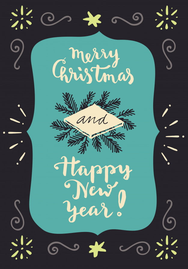 Vintage Happy New Year 2019