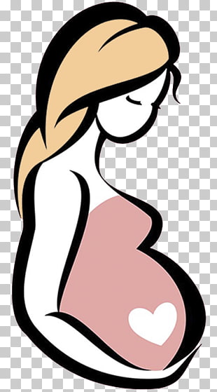 Pregnancy Cartoon , Cartoon loves pregnant woman , pregnant woman illustration PNG clipart