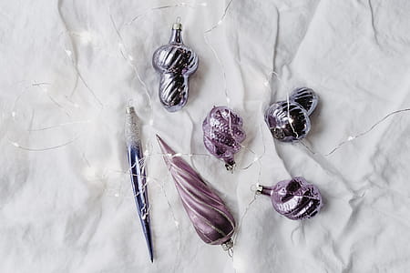 Pantone Ultra Violet Christmas Ornaments thumbnail