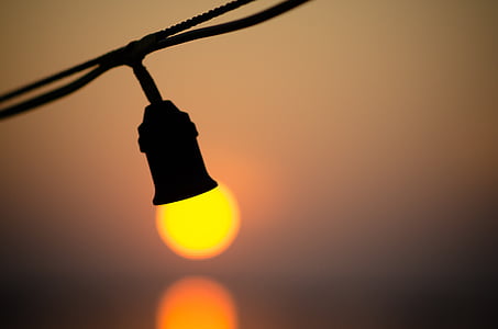 black string light silhouette photo thumbnail