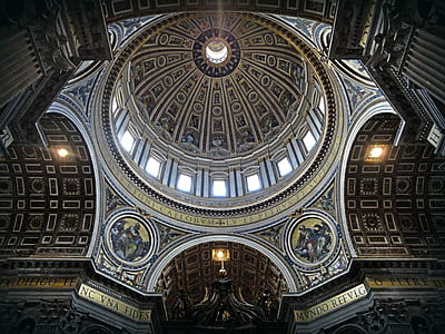 low angle photography of building interior view thumbnail