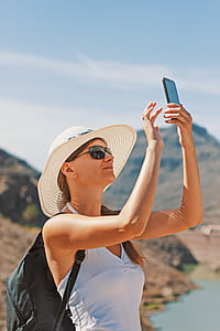 mountains, nature, sky, sunglasses thumbnail