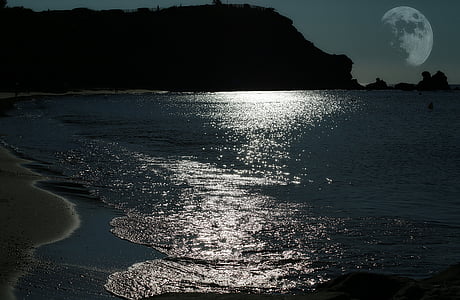 body of water during night time thumbnail