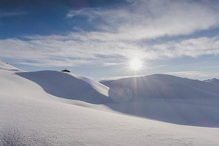 mountain slope covered with snows thumbnail