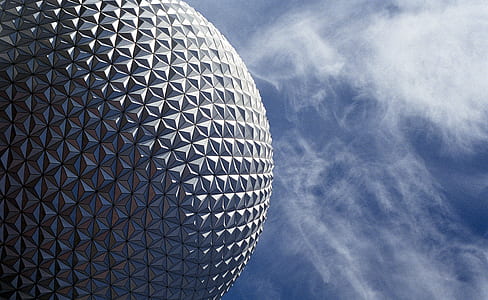 epcot, disney world, orlando, florida, structure, ball thumbnail