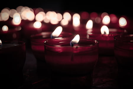 closeup photo of votive candles thumbnail
