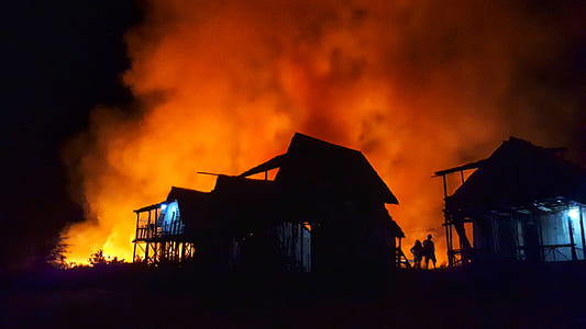 houses near fire thumbnail