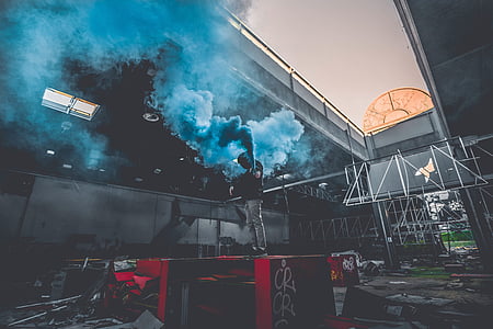 landscape photo of blue smoke thumbnail