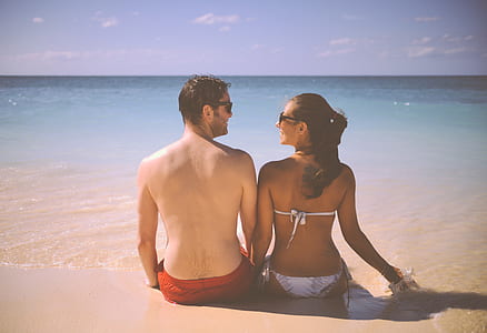 sea, man, beach, holiday thumbnail