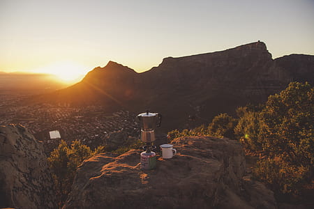 casserole pots on top of mountain thumbnail