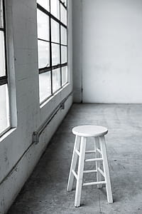 white wooden chair inside room thumbnail