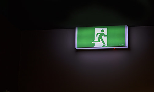 green exit signage thumbnail