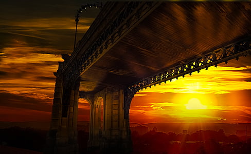 brown concrete bridge during golden time thumbnail