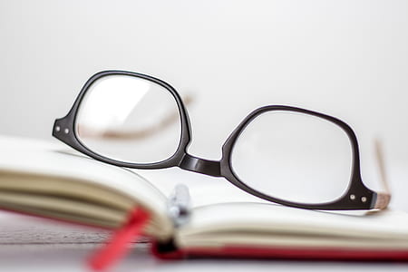 black framed eyeglasses thumbnail