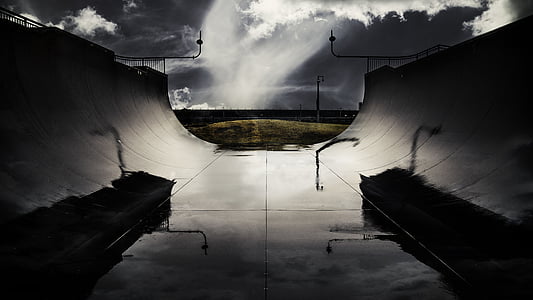 U concrete ramp at daytime thumbnail