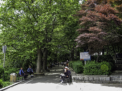 A walkway in Jayu Park in Incheon, South Korea thumbnail