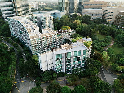 aerial photo of building thumbnail
