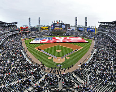 USA flag on MLB field thumbnail