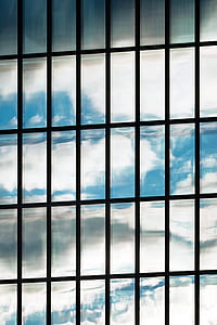 window, reflection, building, cloud thumbnail