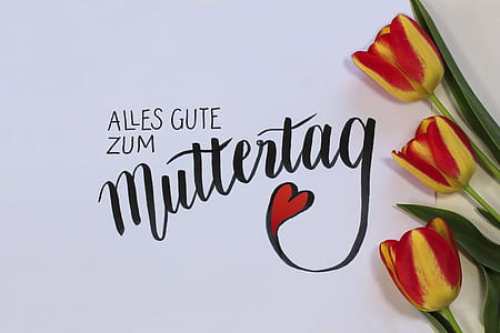 muttertag text overlay thumbnail
