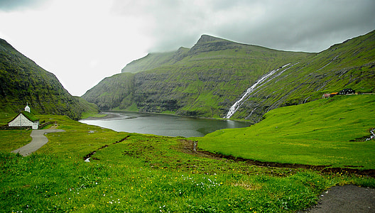 body of water surrounding byy mountain thumbnail