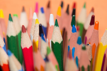 closeup photo of assorted-color pencils thumbnail
