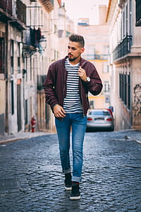 man walking on the street thumbnail