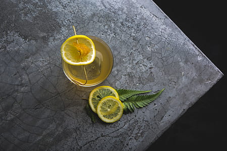 three yellow slice of lemons thumbnail