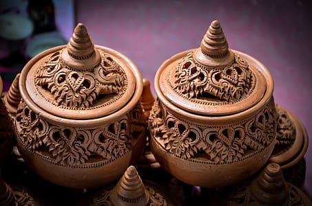 Thai Pottery Style - Two Pots thumbnail