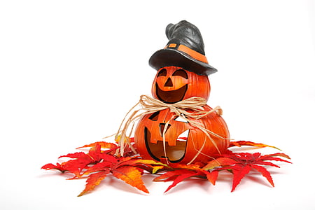 orange Jack-'o-lantern decor thumbnail
