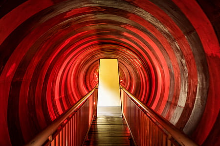 tunnel, bridge, circle, entrance thumbnail