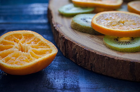 sliced orange and kiwi fruits thumbnail