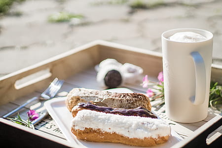 baked pastry with milk thumbnail