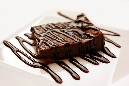 chocolate on white plate thumbnail