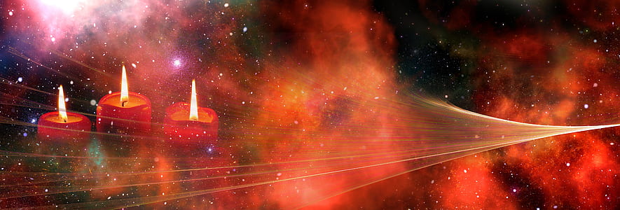 galaxy and candle illustration thumbnail