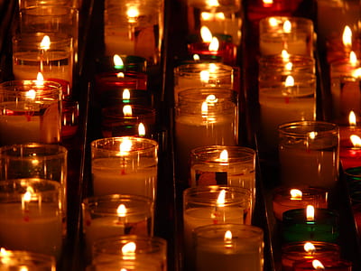 votive candle digital wallpaper thumbnail