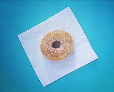 doughnut on white tissue paper thumbnail