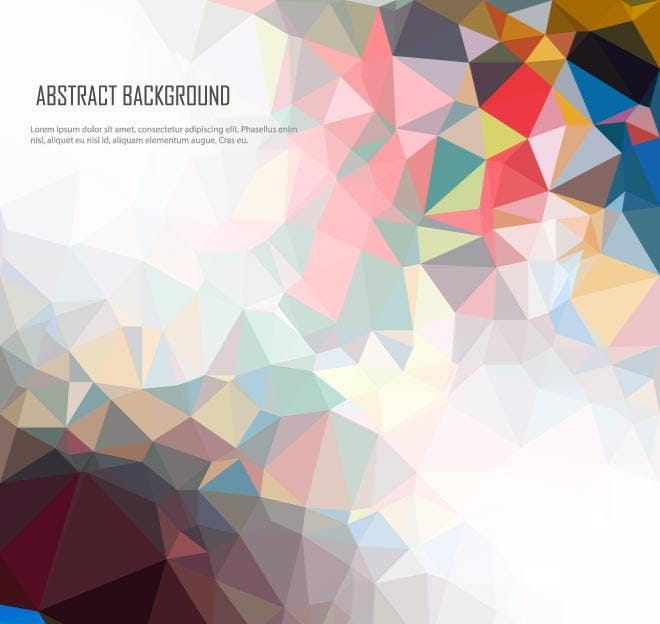 polygonal vector pattern 4 eps, ai file