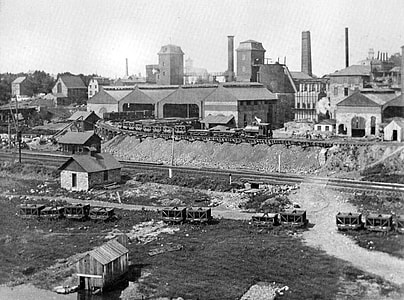 The Allentown Rolling Mill Company, photographed in 1889 in Pennsylvania thumbnail