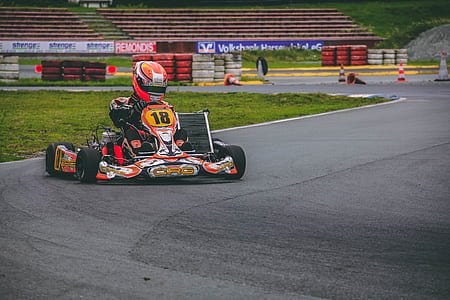 go kart racer on road thumbnail