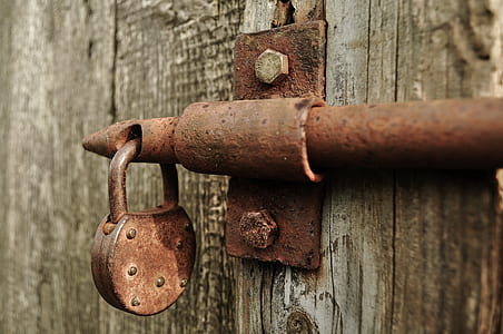 brown metal door lock thumbnail