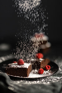 GLUTEN-FREE, RED BEAN BROWNIE WITH PEANUT BUTTER thumbnail