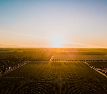 aerial view of greenfield during golden hourse thumbnail