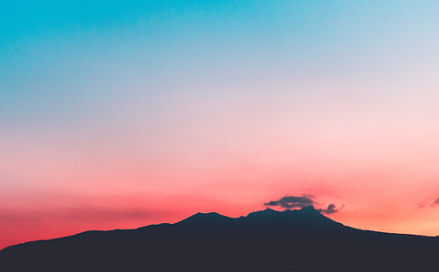 silhouette of mountain thumbnail