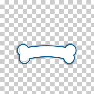 Dog Puppy Birthday Party Bone, patrol, white and blue bone PNG clipart