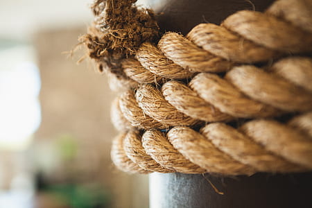 close-up photo of beige rope thumbnail